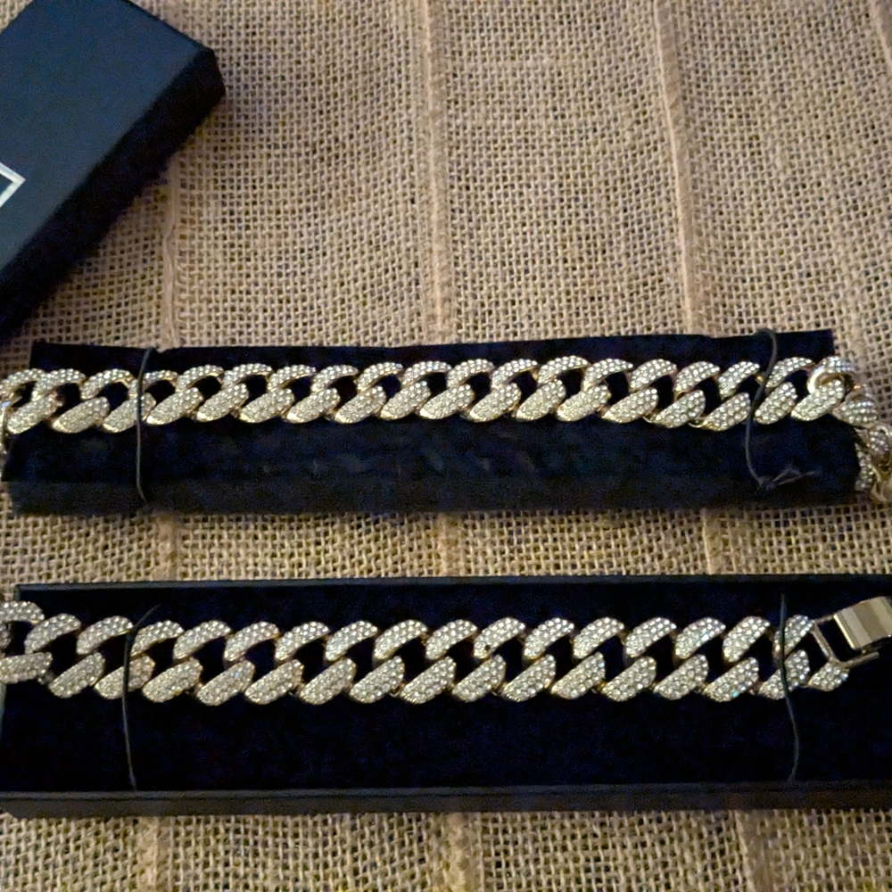 🎁Cuban Link Chain And Bracelet Set..